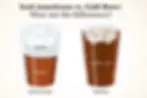Americano Ice dan Cold Brew
